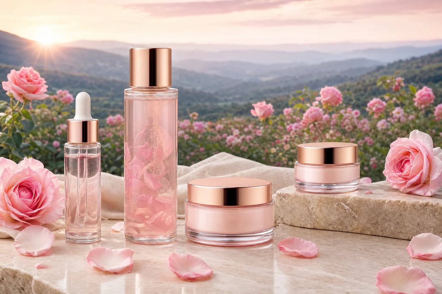 Luxury Bulgarian rose beauty ritual